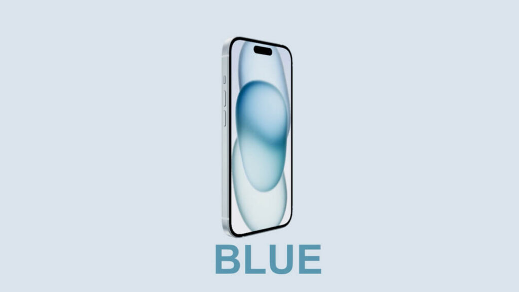 iPhone 15 in Blue